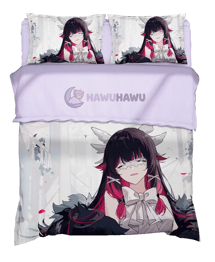 Columbina Genshin Impact Bettwäsche Set 4-teilig HD Print - HaWuHaWu