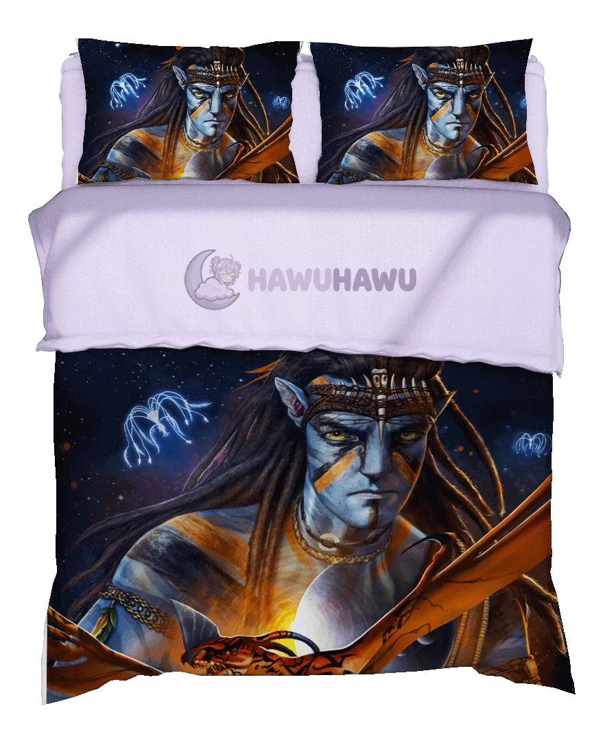 Jake Sully Avatar Bettwäsche Set 4-teilig HD Print - HaWuHaWu
