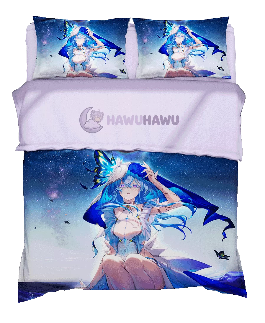 The Shorekeeper Wuthering Waves Bettwäsche Set 4-teilig HD Print - HaWuHaWu