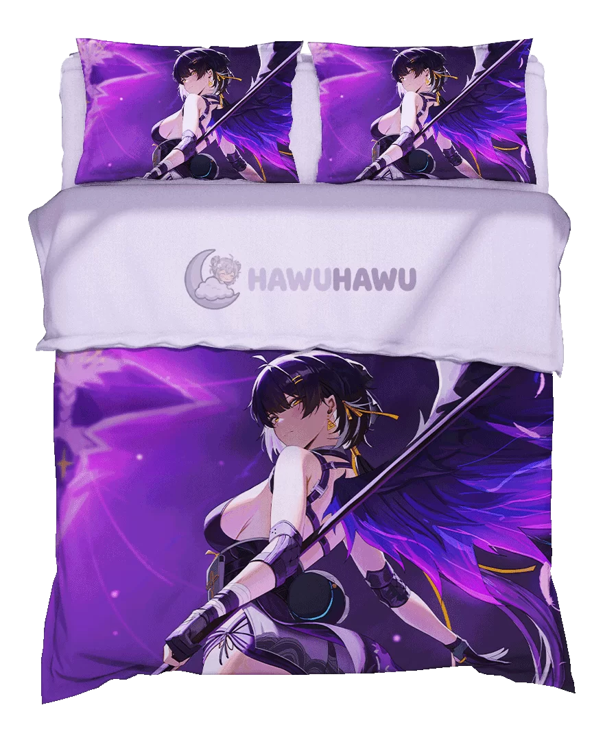 Rover Wuthering Waves Bettwäsche Set 4-teilig HD Print - HaWuHaWu