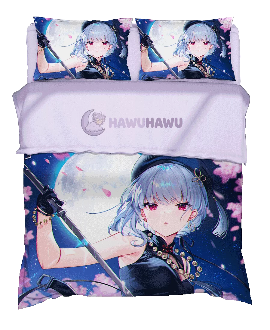 Sanhua Wuthering Waves Bettwäsche Set 4-teilig HD Print - HaWuHaWu