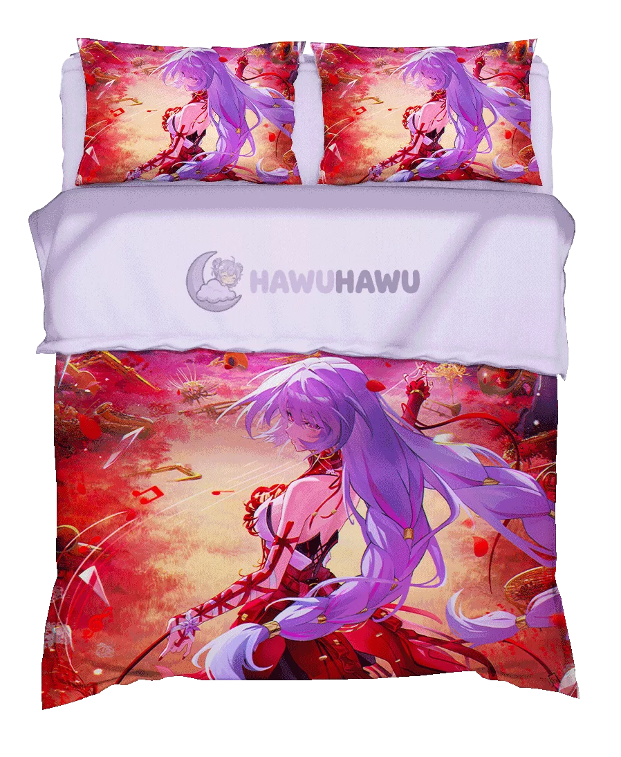 Phrolova Wuthering Waves Bettwäsche Set 4-teilig HD Print - HaWuHaWu