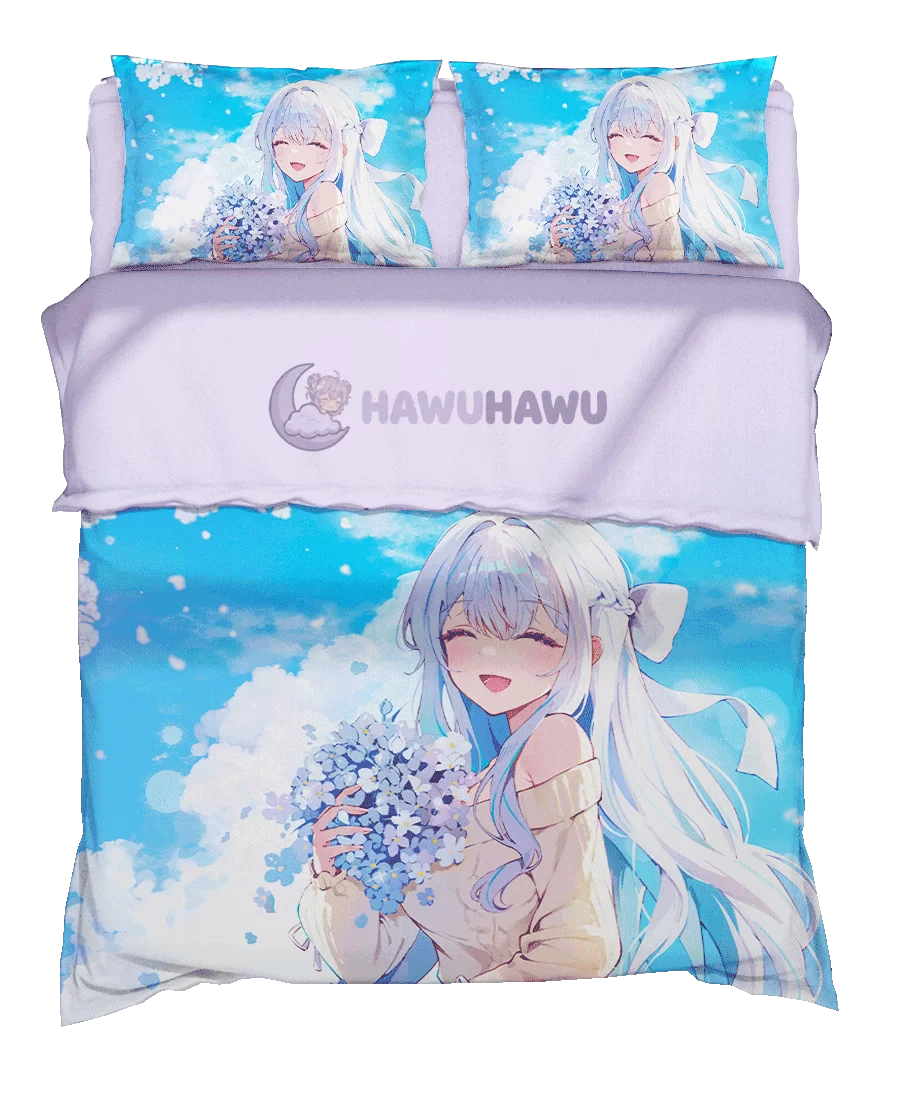 Sweet Girl Bettwäsche Set 4-teilig HD Print - HaWuHaWu