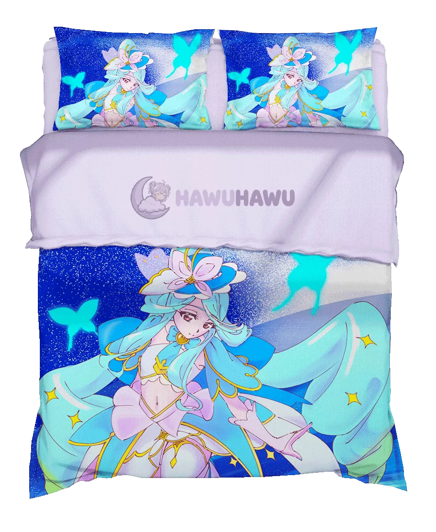 Cure Eclair Star Detective Precure! Bettwäsche Set 4-teilig HD Print - HaWuHaWu