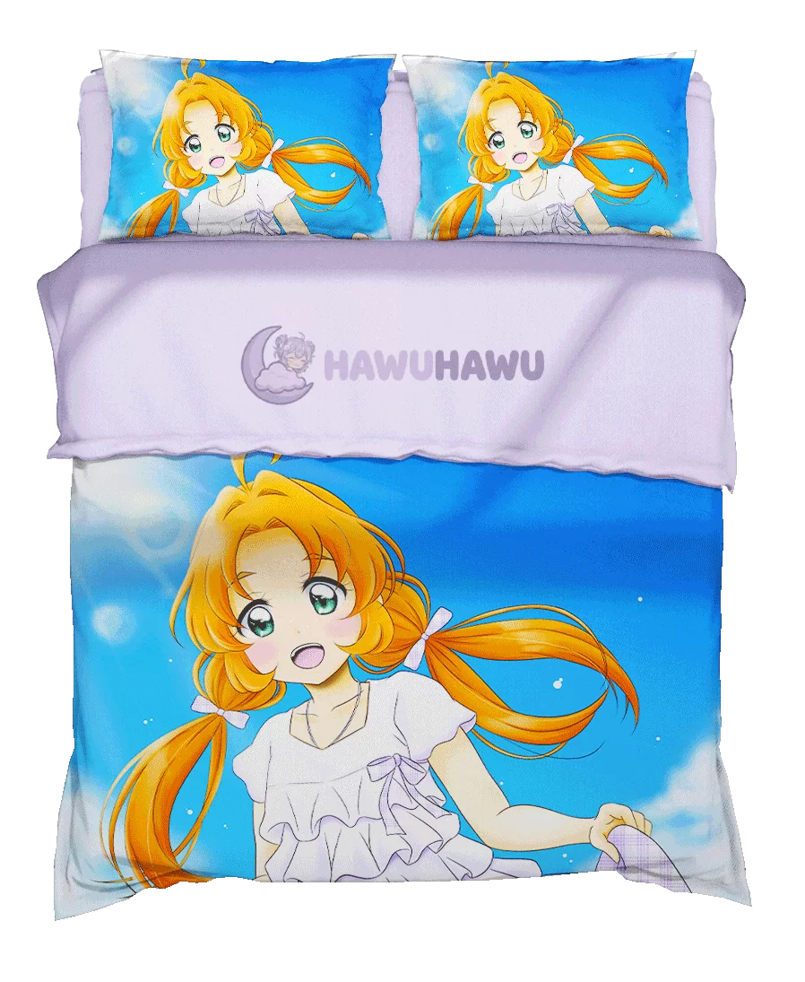 Akechi Anna Star Detective Precure! Bettwäsche Set 4-teilig HD Print - HaWuHaWu