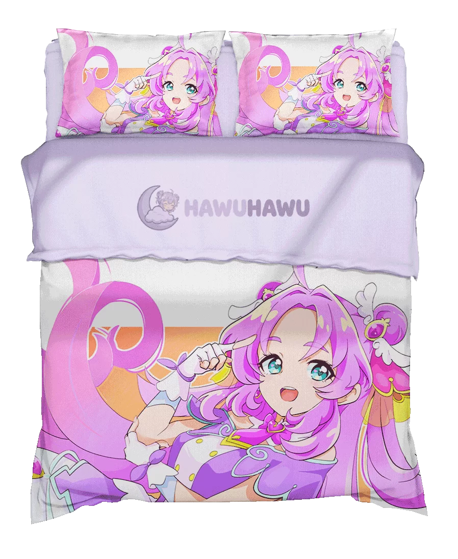 Cure Answer Star Detective Precure! Bettwäsche Set 4-teilig HD Print - HaWuHaWu