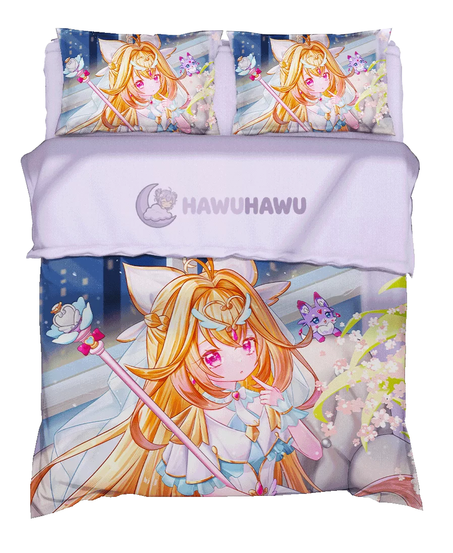 Cure Arcana Shadow Star Detective Precure! Bettwäsche Set 4-teilig HD Print - HaWuHaWu