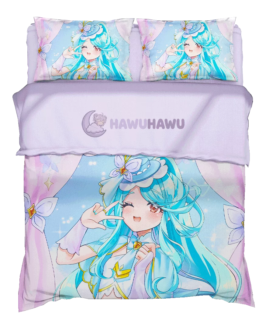 Cure Eclair Star Detective Precure! Bettwäsche Set 4-teilig HD Print - HaWuHaWu
